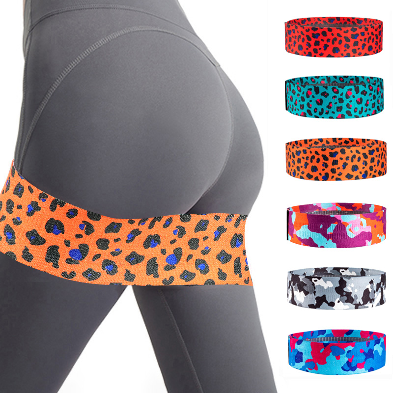 Leopar Desenli Kalça Bantları, - Yoga Fitness Resistance Band incelemesi ve fiyatı