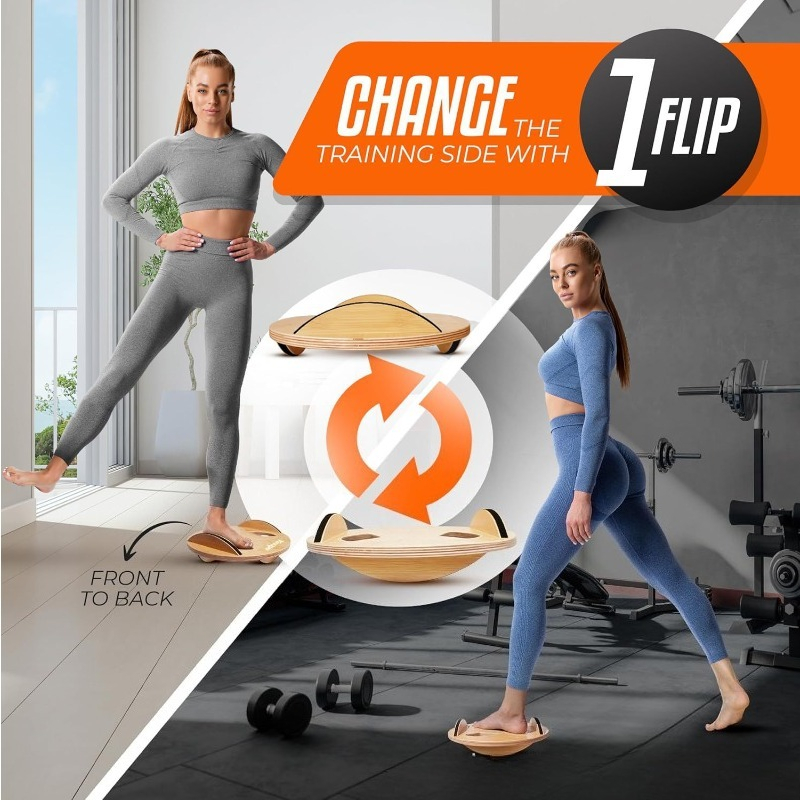Ahşap Denge Tahtası Yetişkin A - Yoga Fitness Training incelemesi ve fiyatı