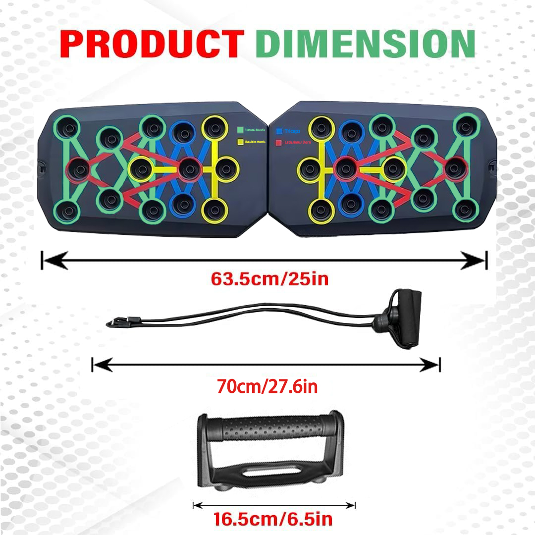 Renkli Katlanır Push Up Board  - Push Up Board incelemesi ve fiyatı
